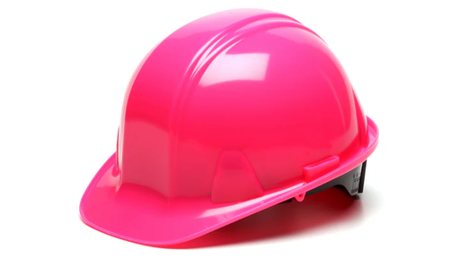 [HP14170] Hard Hat, Standard Shell 4 Pt Ratchet Suspension - Hi Vis Pink