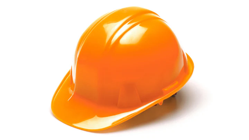 [HP16141] Hard Hat, Standard Shell 6 Pt Ratchet Suspension - Hi Vis Orange