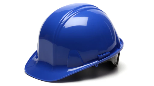 [HP16160] Hard Hat, Standard Shell 6 Pt Ratchet Suspension - Blue