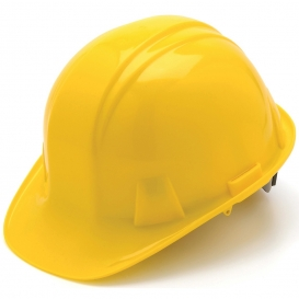 [HPS14130] Hard Hat, Sleek Shell Cap Style 4 Pt Ratchet Suspension  - Yellow