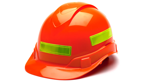 [HVRSLM] Adhesive reflective stripe for hard hats- 16 stickers per page - Lime