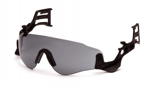 [RIDGE20STM] Glasses, Lens: Gray H2MAX AF - Black Temples