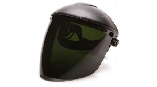 [S1150] Face Shield, Tapered IR5 Polycarbonate Shield - ANSI Z87+ - 5.0 IR Filter