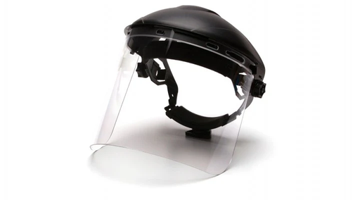 [S1210] Cylinder Polycarbonate Shield - ANSI Z87+ - Clear
