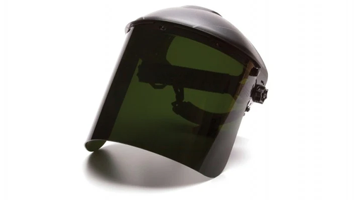 [S1250] Cylinder IR5 Polycarbonate Shield - ANSI Z87+ - 5.0 IR Filter