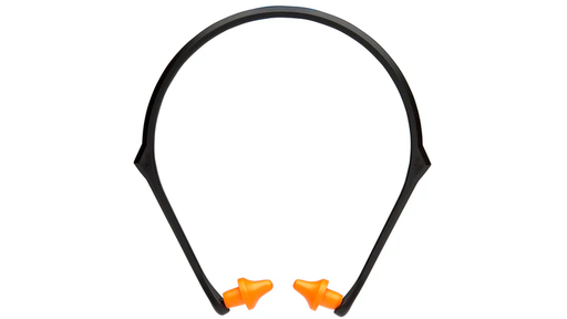 [BP3000] Earplugs - 10 pair of banded earplugs per box - Orange
