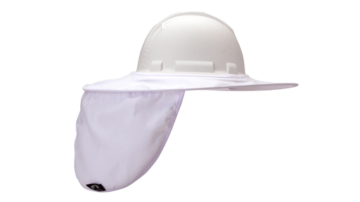 [HPSHADEC10] Collapsible Hard Hat Shade - White