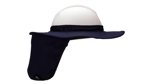 [HPSHADE60] Hard Hat Shade with Brim - Blue