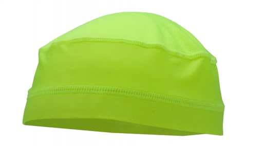 [CSK131] Hat, Skull Cap Liner -HiVis Lime