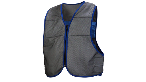 [CV100M] Cooling Vest - Gray and Blue - Size Medium-Extra Large