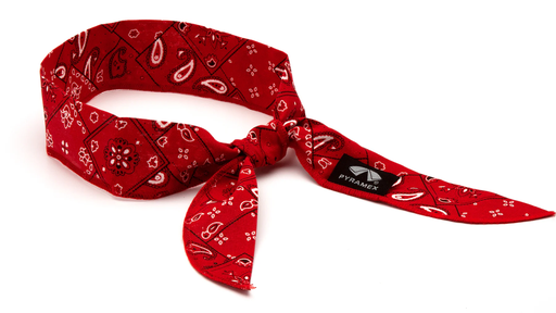 [CNB12PKR] Beaded cooling bandana - red paisley