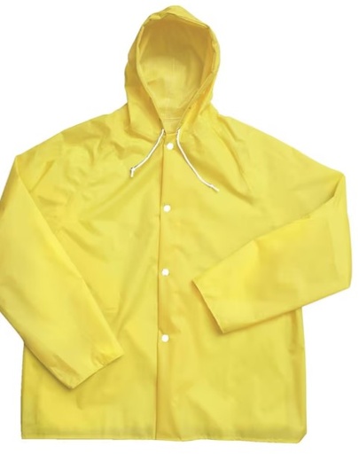 [ZT910Y2XL] Guardian - AIR WEAVE JKT SNAP FRONT ATTACHED HOOD - YELLOW - 2XL