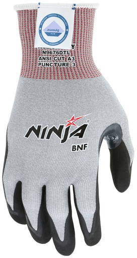 [N9676DTS] N9676DTS - MCR Safety CutPro® - Ninja BNF Cut Resistant Work Gloves - Size Small