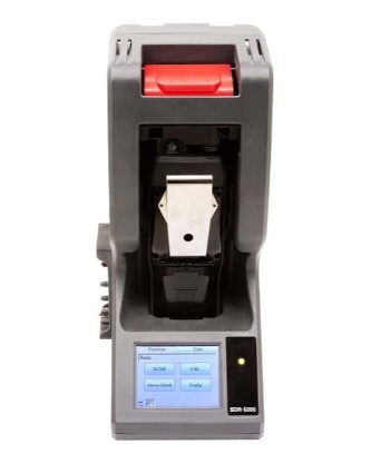 [81-SDM6000-01] SDM-6000 calibration station for GX-6000, includes particle filter, connection brackets, SD card, USB SD card reader, ethernet cable, USB cable for PC, 10' exhaust tubing, and single unit AC adapter