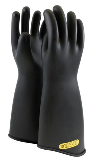 [163-2-18/11.5] Gloves, BLACK, 11.5 In., Black, Contour Cuff - Black - 11.5