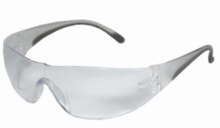 [250-27-0022] Z12R READER CLR AS LEN +2.25, CLR FRM W/ BLK RUBBER TMPL ENDS - Clear - OS