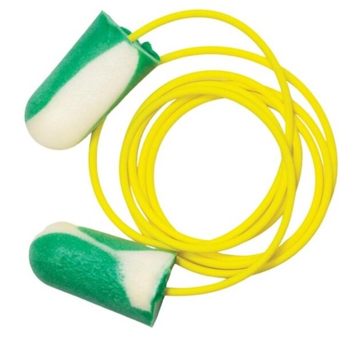 [BSF-30] MEGA BULLET-BIO 32 NRR BIOBASED CORDED FOAM WITH BIOSOFT TECHNOLOGY 100/BOX - Multi - OS