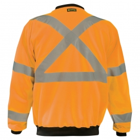 [LUX-CSWTX] 9 OZ. CREW NECK X-BACK SWEATSHIRT