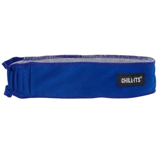 [12425] High-Performance Terry Cloth Sweatband - Blue  (6605)