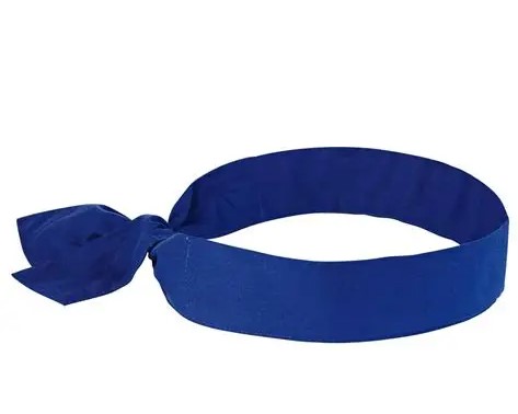 [12396] Cooling Bandana - Embedded Polymers - Tie - Black 