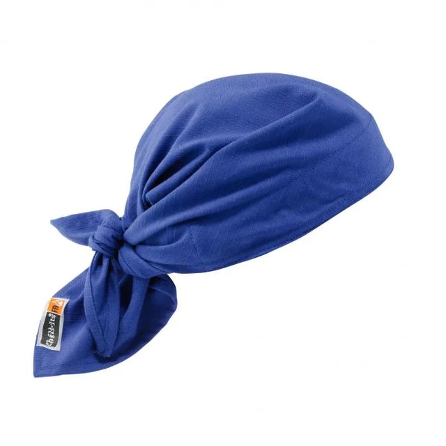 [12627] FR Cooling Bandana Triangle Hat - Tie - Blue 