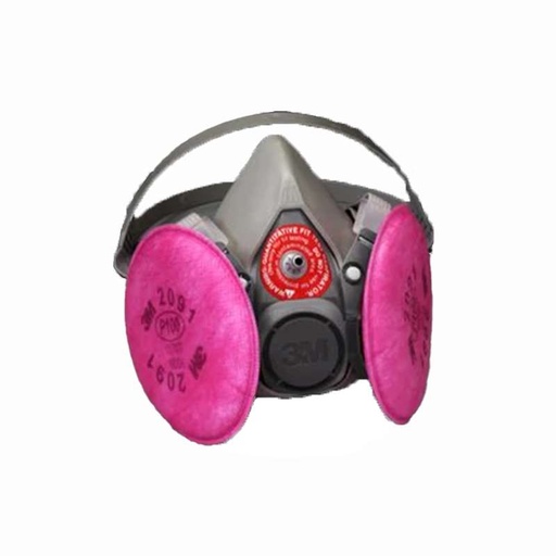 [7000126030] 6200Q - 3M™ Probed Reusable Respirator Assembly 6200Q Medium 4 EA/Case