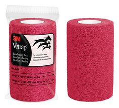 [7000145045] 1410R BULK - 3M™ Vetrap™ Bandaging Tape Bulk Pack, 1410R Bulk Red