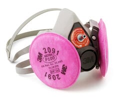 [7000148501] 6100Q - 3M™ Probed Reusable Respirator Assembly 6100Q, Small 4 EA/Case