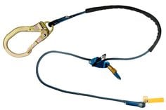 [7012817102] 1234092 - 3M™ DBI-SALA® Trigger X Tie-Back Adjustable Single Mode Rope Positioning Lanyard 1234092, 1/2 in Aramid Kernmantle, 6 ft