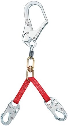[7012817415] 1351001 - 3M™ Protecta® Swiveling Web Rebar/Positioning Lanyard 1351001, 2 ft