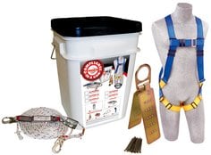 [7012818386] 2199803 - 3M™ Protecta® RoofeRs Fall Protection Compliance Kit 2199803, Anchor, Harness, Rope Grab/Lanyard, Lifeline, 50 ft