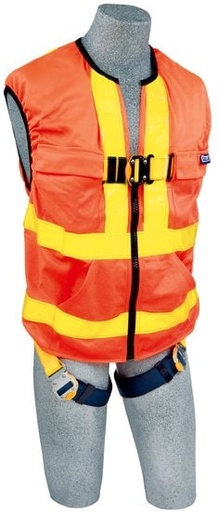 [7012815879] 1111582 - 3M™ DBI-SALA® Delta™ Hi-Vis Reflective Workvest Safety Harness 1111582, Orange, 2X