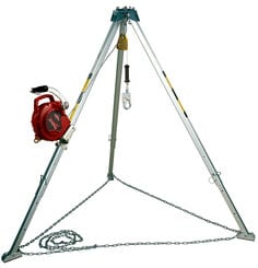 [7012820492] 8308006 - 3M™ Protecta® Confined Space Aluminum Tripod with 3-Way SRL 8308006, 8 ft High, 50 ft Stainless Steel Cable