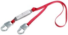 [7012829820] 1341002 - 3M™ Protecta® Web Shock-Absorbing Lanyard 1341002, 3 ft