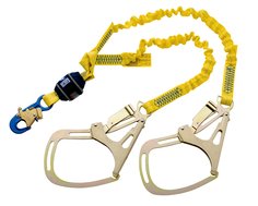 [7100208194] 1246351 - 3M™ DBI-Sala® EZ-Stop™ Shock Absorbing Lanyard 1246351, Twin legs,
Saflok™ Tower Hooks, 6ft (1.8m)