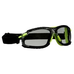 [7100235153] S1207SGAF-SKT - 3M™ Solus™ 1000 Series, S1207SGAF-TSKT, Grn/Blk, Scotchgard™ Anti-Fog Coating, IO Gray AF-AS lens, TPE/Strap only 20ea/cs
