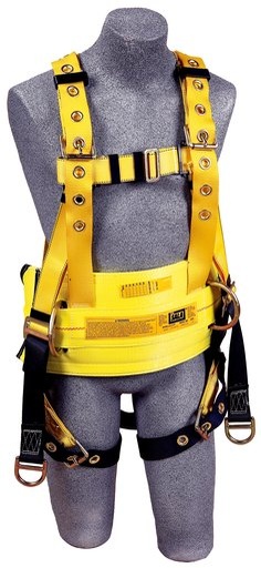[7100250495] 1106354 - 3M™ DBI-SALA® Delta™ Derrick Positioning/Suspension Safety Harness with Tongue Buckle Belt Connector 1106354, X-Large