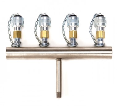 [47370] MANIFOLD ASSY, 4-OUTLET, FOSTER STEEL