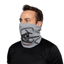 [D-10036646] ADT FR POLRTC NECK/FACE LOGO GAITER HEATHER GRAY