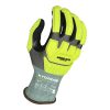 [00-847HT-2X] 18g Glove Gray Kyorene Pro® Liner With Black HCT® Micro Foam Nitrile Palm Coating and Back Protection, Hang Tag, ANSI A4