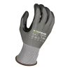 18g Glove Gray Kyorene Pro® Liner With Black PU Palm Coating, Thumbcrotch Reinforcement, Touch Screen,ANSI A6