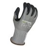 [00-890-M] 18g Glove Gray Kyorene Pro® Liner With Black HCT® Micro Foam Nitrile Palm Coating, Thumbcrotch Reinforcement, Touch Screen, ANSI A9