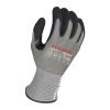 [00-001RT-M] 15g Glove Gray Kyorene® Liner With Black HCT® Micro Foam Nitrile Palm Coating, With Thumb Crotch Reinforcement