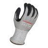 [00-600-2X] 13g Glove Gray Kyorene® Liner With Black HCT ®Micro Foam Nitrile Palm Coating And Reinforced Thumb Crotch, ANSI A6