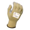 [01-020-L] 10g 100% Taeki5® Glove Liner With Sewn On Leather Palm And Wrapped Fingers, ANSI A4