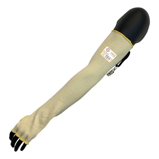 [01-021] 22" 100% Yellow Taeki5® Sleeve With Alligator Clip, Finger Tacks And Thumb Hole