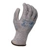 [02-013-2X] Glove 13g "Hammer Head 3" Salt & Pepper HDPE Liner With Gray PU Palm Coating, ANSI A3   