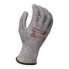 [02-029HH-M] Glove 13g "Hammer Head 5" Salt & Pepper HDPE Liner With Gray PU Palm Coating, ANSI A5  