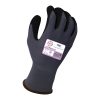 [04-007-S] 15g Glove ExtraFlex® Gray Nylon Liner With Black HCT® Micro Foam Nitrile Palm Coating With Dots