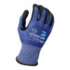 [04-350-M] 13g Glove ExtraFlex® Cut Resistant Dark Blue Engineered Liner With Black HCT® Nano Foam Nitrile Palm Coating And Nitrile Reinforced Thumb Crotch, ANSI A3